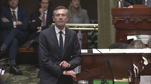 Premier Dominic Perrottet during Question Time