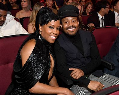 Regina King and Ian Alexander Sr. attend the 2019 American Music Awards at Microsoft Theater on November 24, 2019 in Los Angeles, California. (Photo by Kevin Mazur/AMA2019/Getty Images for dcp)