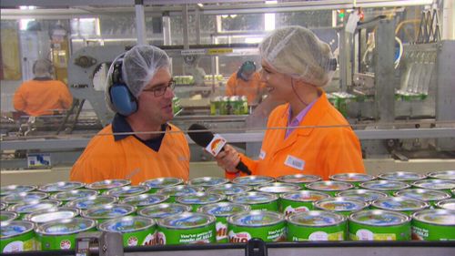 The Milo factory in Smithtown supplies the product to all of Australia and New Zealand. (9NEWS)