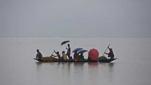 At least 88 people have died in floods in India and Nepal.