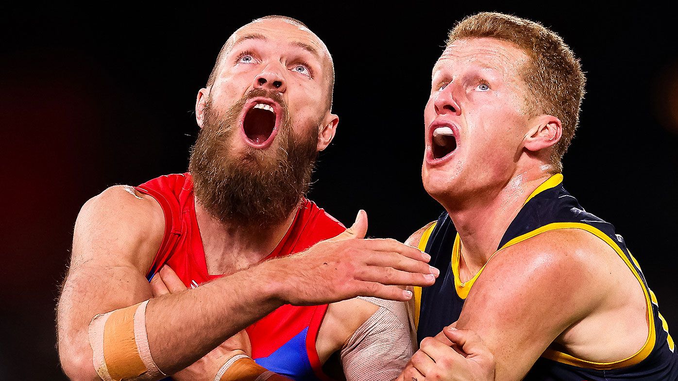 Melbourne captain Max Gawn reveals 'upper shoulder region' injury after win over Adelaide