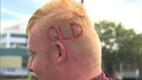 A Maroons supporter. (9NEWS)