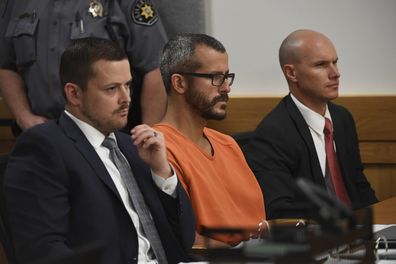 Chris Watts is apparently "tormented by his past" as he serves five life sentences for murdering his pregnant wife and two children (Photo by RJ Sangosti/The Denver Post via Getty Images)