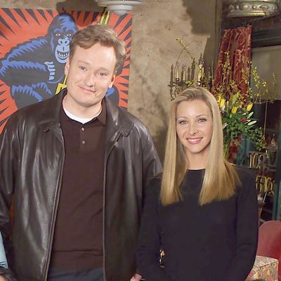 Lisa Kudrow and Conan O'Brien