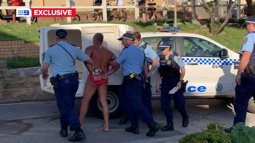 Man arrested at Bondi Beach - coronavirus