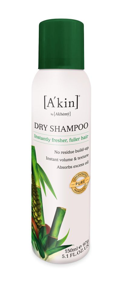 <a href="http://www.chemistwarehouse.com.au/buy/78791/Akin-By-Alchemy-Dry-Shampoo-150ml" target="_blank">Akin Dry Shampoo, $14.95.</a><br />
Because sometimes a shower is not an option - let alone a
shampoo.