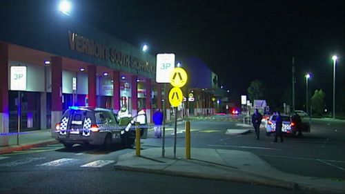 The carpark where the shooting is understood to have occurred. (9NEWS)