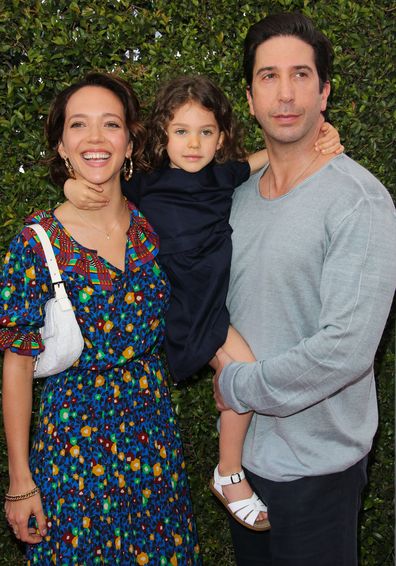 Zoe Buckman, David Schwimmer, daughter Cleo