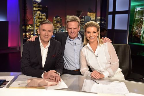 Maddern, Newman and Eddie McGuire host The Footy Show on Channel 9. 