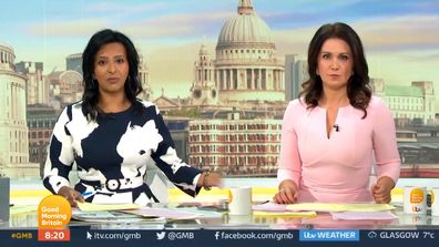 Susanna Reid is joined by Ranvir Singh on Good Morning Britain the day after Piers Morgan quit the show