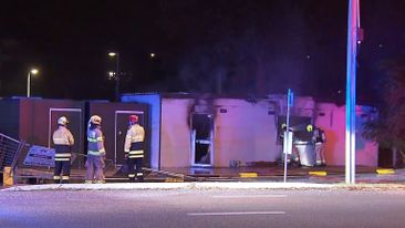 Fire rips through new home of Australian Open