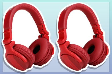 9PR: Pioneer DJ Headphones, Red