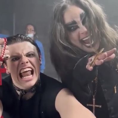 Dominic Harrison and Ozzy Osbourne