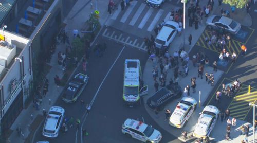 A 15 year-old boy and another man have been arrested ï»¿after the incident at Northland Shopping Centre in Preston at 2.30pm, Victoria Police said.