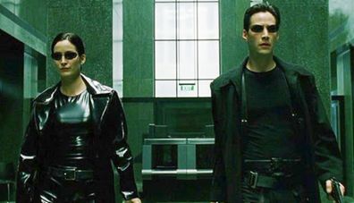 Carrie-Anne Moss, Keanu Reeves, The Matrix