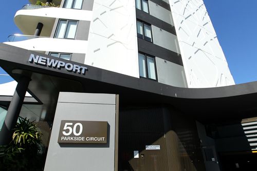 The body was found at an apartment in Hamilton.