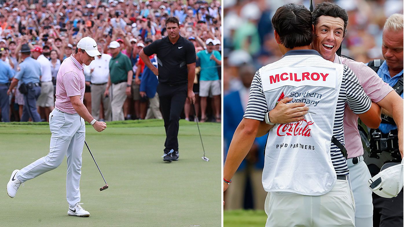Rory McIlroy defeated Brooks Koepka in the Tour Championship
