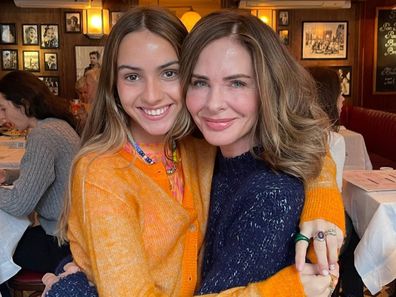 Trinny Woodall with her daughter.