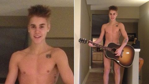 Bieber serenades his grandma nude ... put it away, Justin!