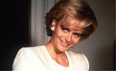 Serena Scott Thomas as Diana in the miniseries Diana: Her True Story