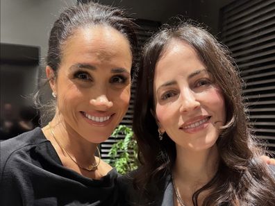 Lisa Wipfli and Meghan, Duchess of Sussex at the Nexus Summit in Melbourne, April 15, 2026