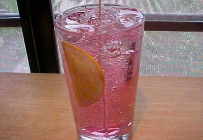 Pink lemonade candle
