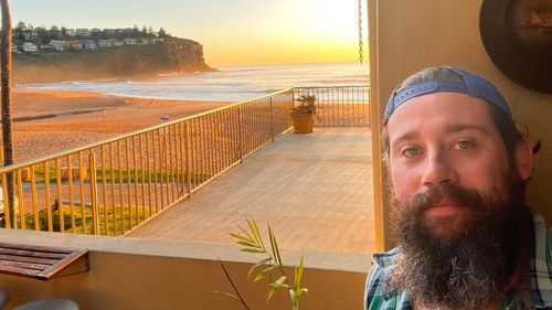 Zac Cracknell is one of few live-in caretakers left at surf clubs around New South Wales.