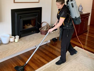 Professional cleaner Nikita Gridley