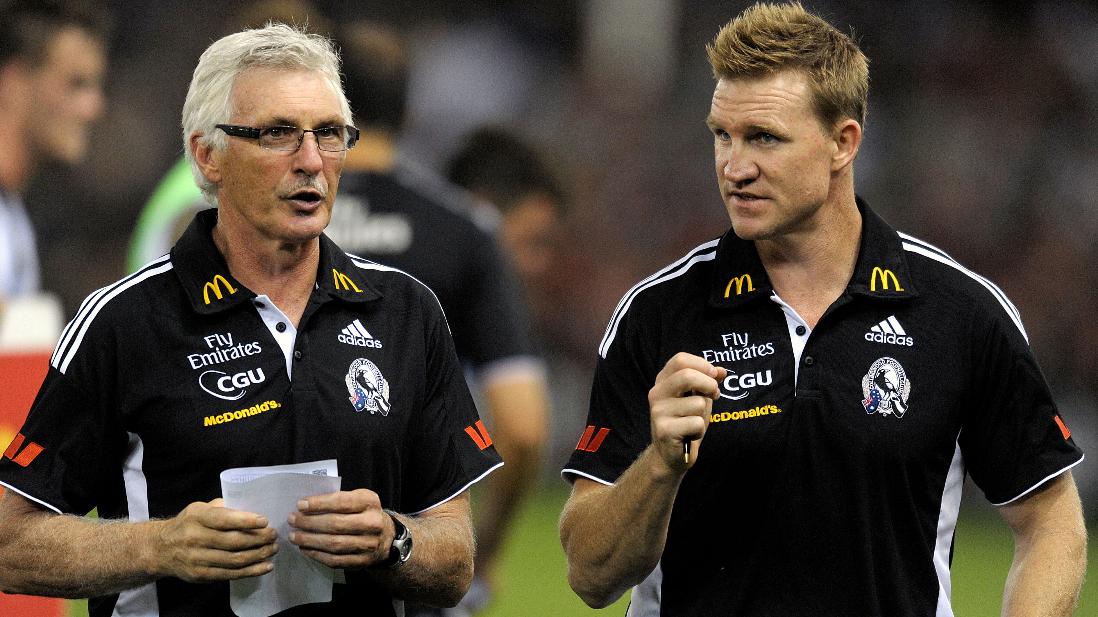 Mick Malthouse and Nathan Buckley