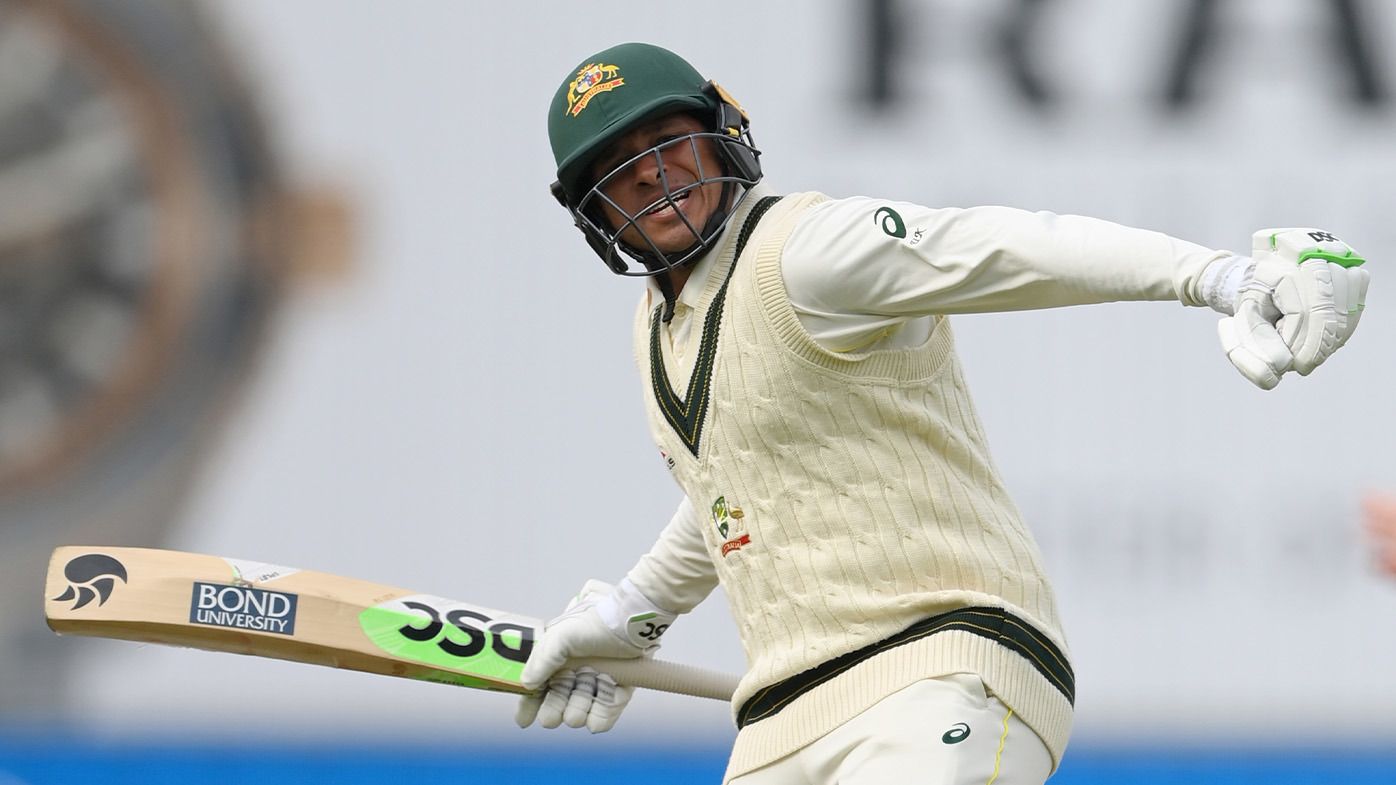 Raw emotion spills over as Usman Khawaja rescues Aussies with maiden Test century in England