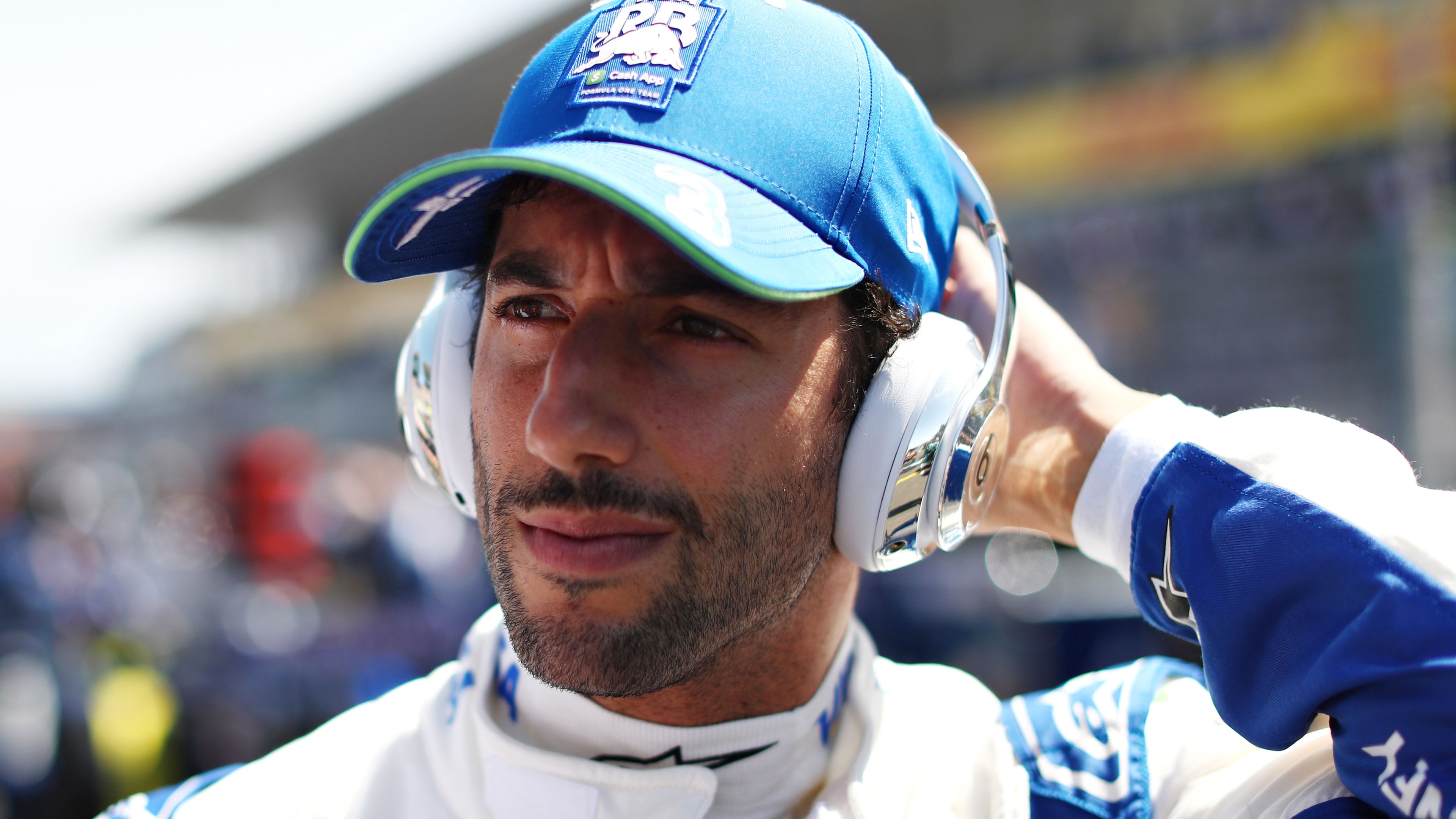 Daniel Ricciardo of Australia and RB at the Japanese Grand Prix.