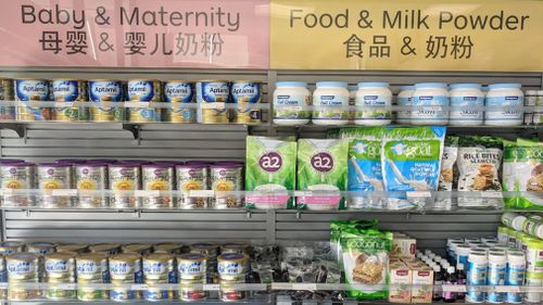 The Chatswood store includes tins of baby formula. Picture: Business Insider