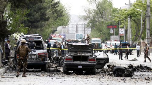 Eight killed in ISIS-claimed bombing of NATO convoy in Kabul