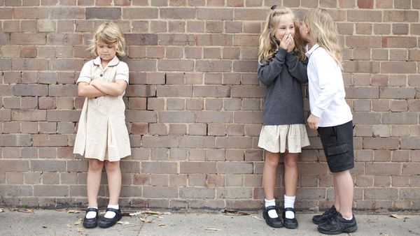 You can teach your kids how to cope with bullies with the following tips. Image: Getty.