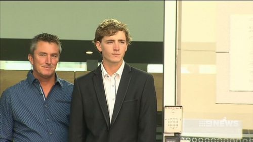 Joel Payne, 19, was driving at a speed of at least 86 km/h in a 50 zone in Secret Harbour. (9NEWS)