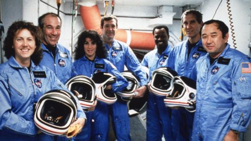 On January 28, 1986, space shuttle Challenger exploded 73 seconds after its take-off from Kennedy Space Center in Cap Canaveral, Florida; all seven were killed.