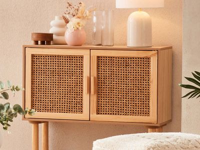 Rattan sideboard  Kmart