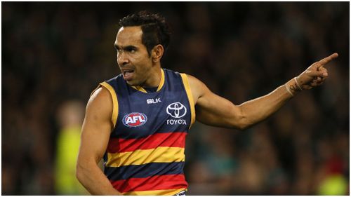 Port Adelaide player Eddie Betts was targeted during a 'racially motivated' incident on Saturday. (Getty)