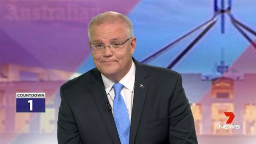 Australian Prime Minister Scott Morrison made it feel like he was talking to the viewer one-on-one (AAP Image/Seven Network)
