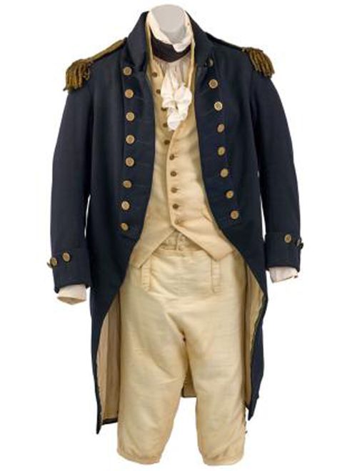 Captain Jack Aubrey's costume from Master and Commander: The Far Side of the World. (Sotheby's)