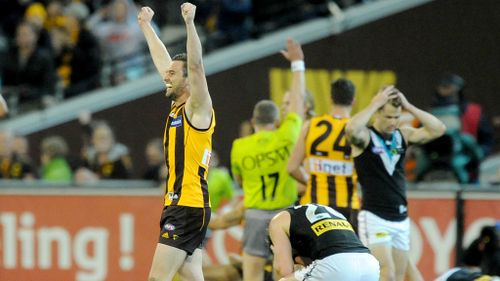 Hawks edge out Power in thriller to reach AFL grand final