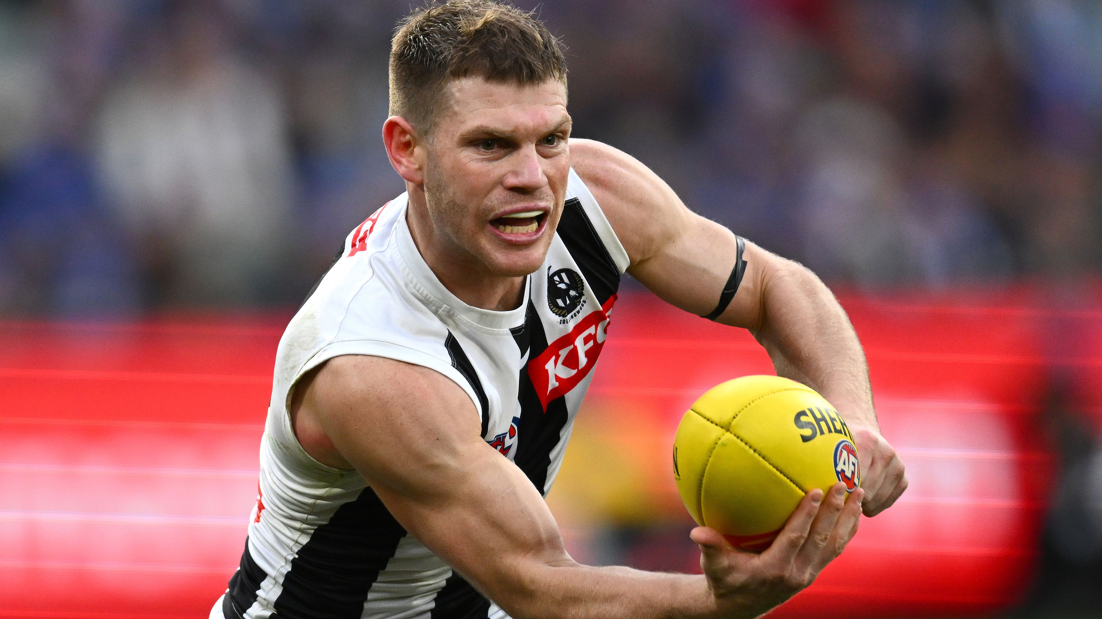 Collingwood star Taylor Adams ruled out of grand final after hamstring setback