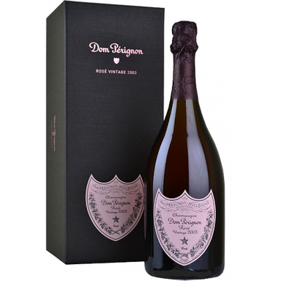 <a href="http://moet-hennessy-collection.com.au/dom-perignon/vintage-2005/750ml/1065352.html" target="_blank">2003 Vintage Rosé, $475, Dom Pérignon from Moet Hennessy</a>