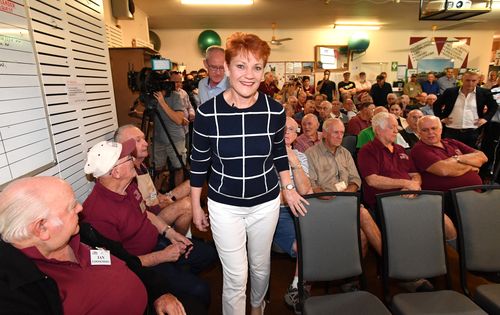 One Nation leader Pauline Hanson has taken a break in the lead-up to the crucial Longman by-election. Picture: AAP