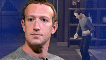 Mark Zuckerberg, founder of Facebook and his metaverse avatar
