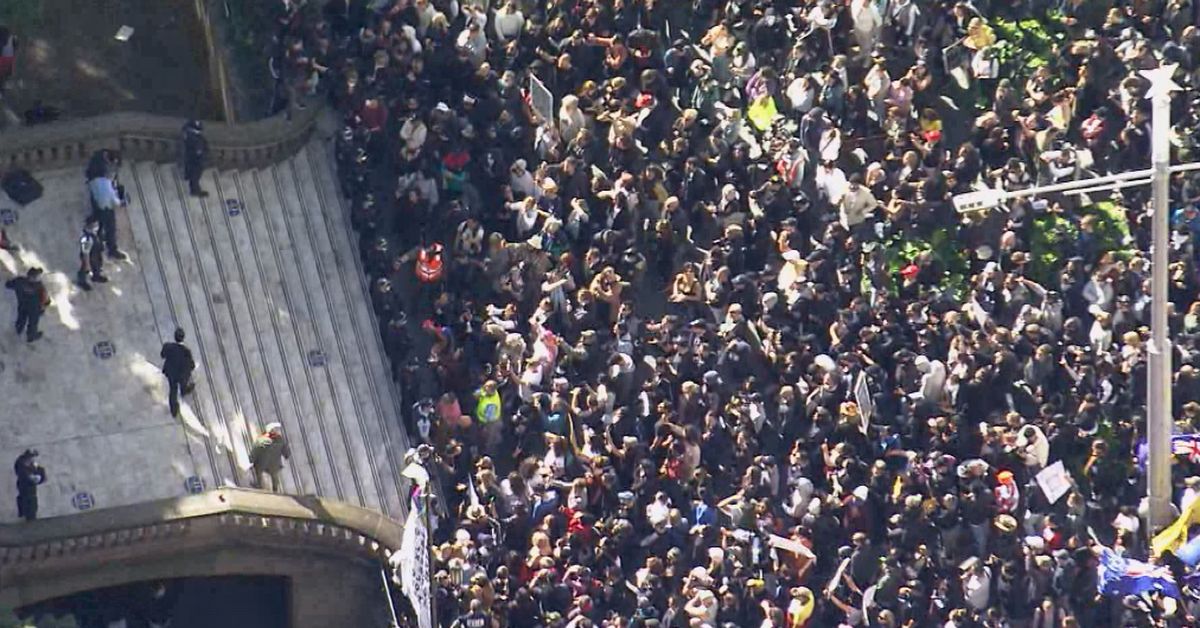 Coronavirus Anti Lockdown Protests Updates Nsw Chaos As Thousands Gather For Anti Lockdown Protests