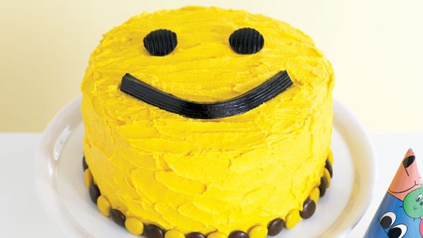 Smiley face cake