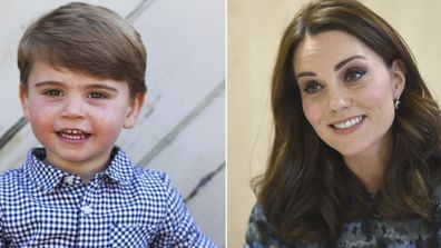 Friends says Kate thinks Prince Louis is the only one of her children that looks like her.