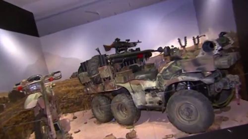 Accompanying the exhibit is never-before-seen vision showing the danger of these missions. (9NEWS