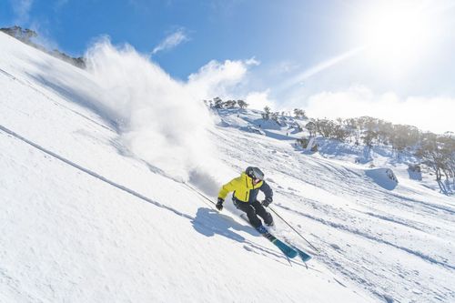 The country's snow depth has increased for a third consecutive week. Picture: Perisher 